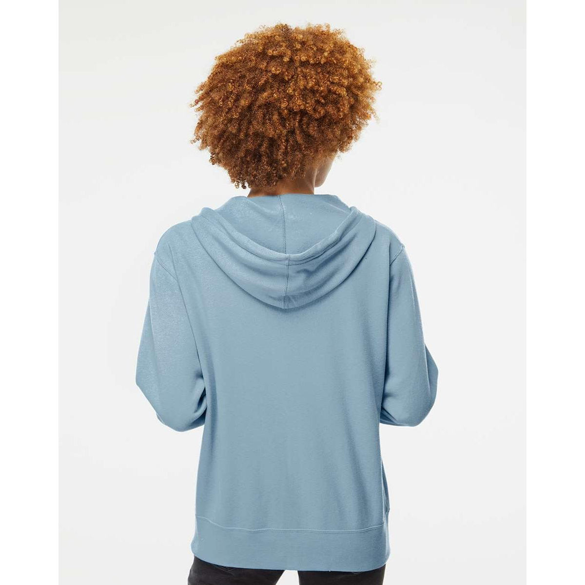no-logo Independent Trading Co. Lightweight Full-Zip Hooded Sweatshirt-Men's Layering-Independent Trading Co.-Thread Logic