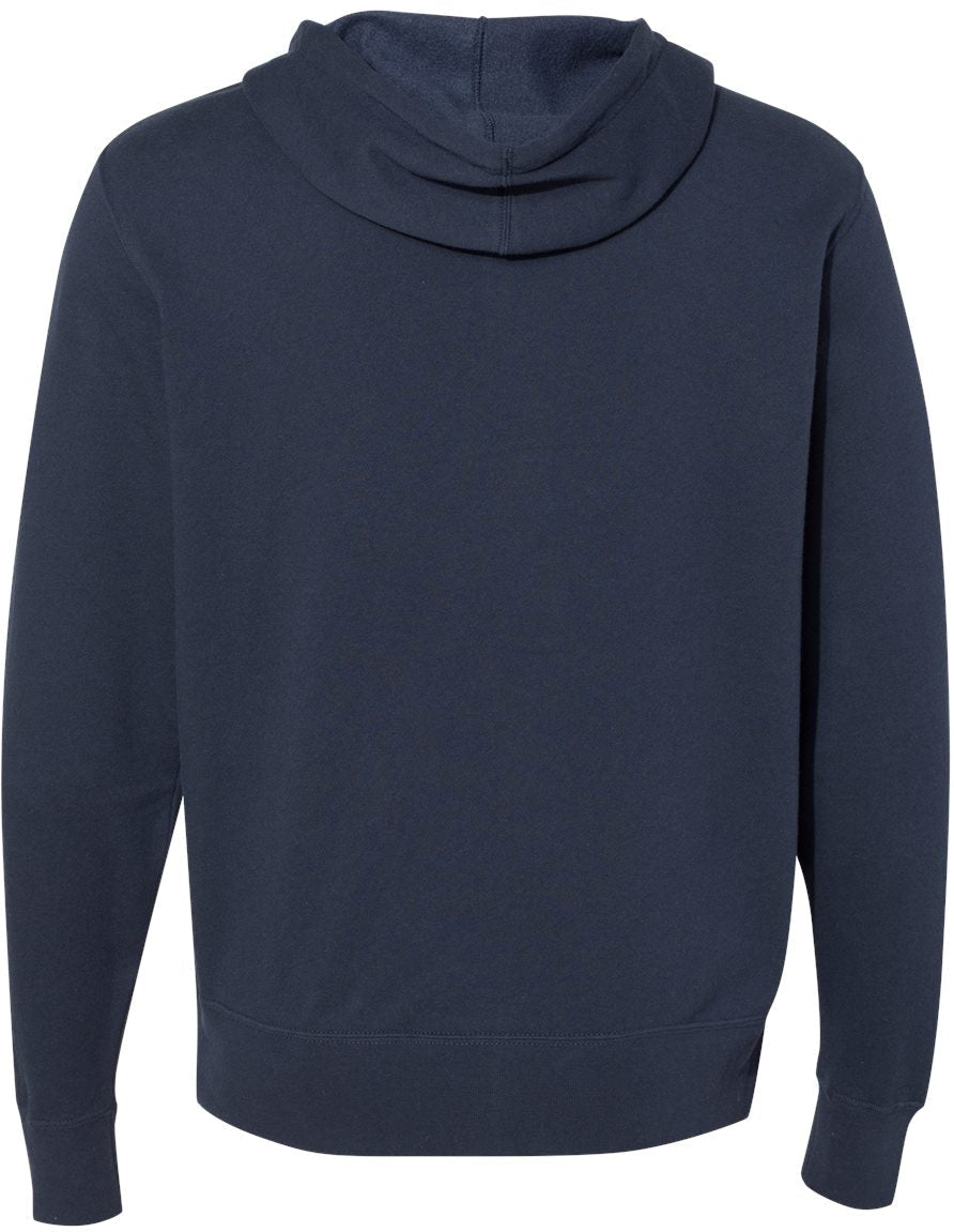 no-logo Independent Trading Co. Lightweight Full-Zip Hooded Sweatshirt-Men's Layering-Independent Trading Co.-Thread Logic