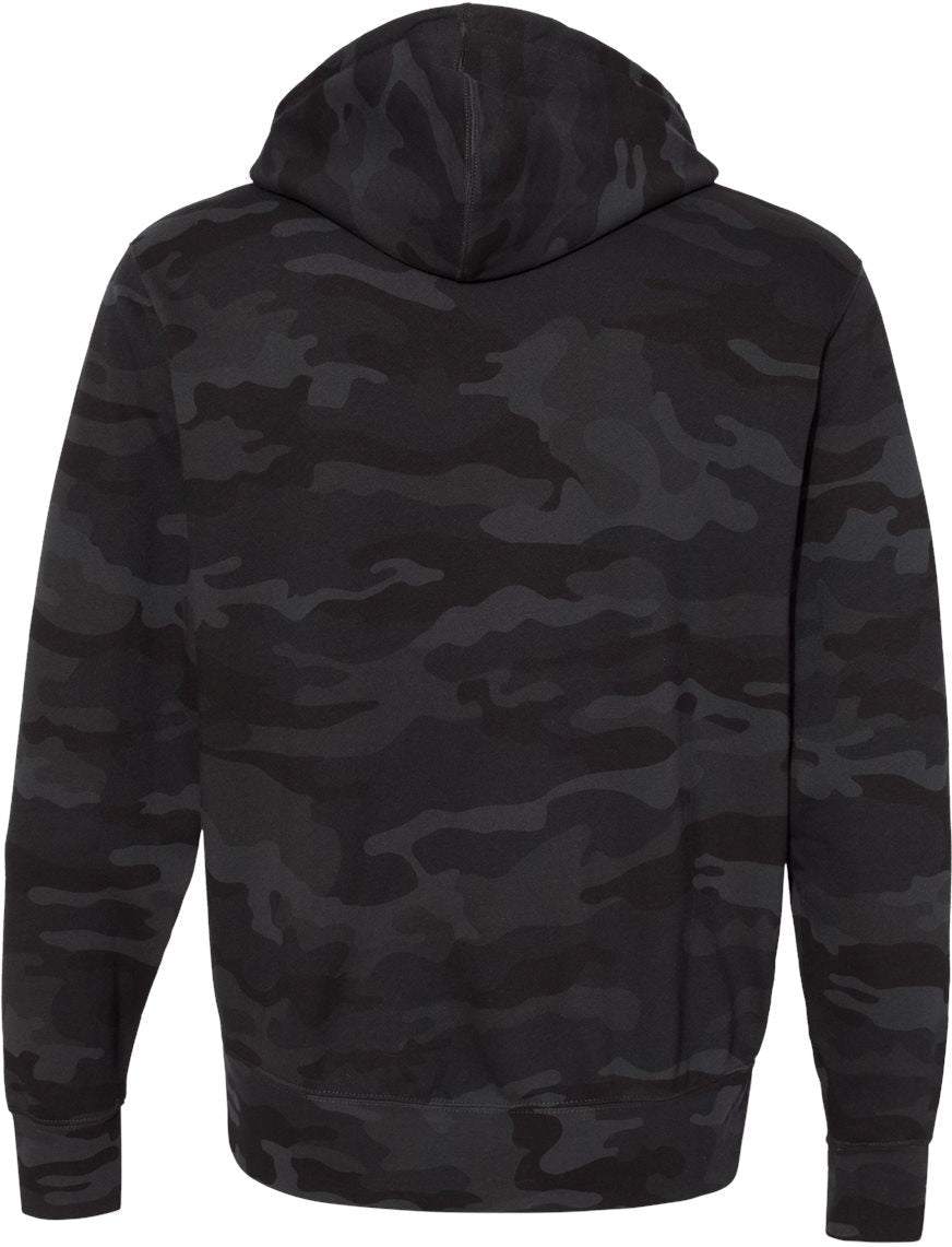 no-logo Independent Trading Co. Lightweight Full-Zip Hooded Sweatshirt-Men's Layering-Independent Trading Co.-Thread Logic