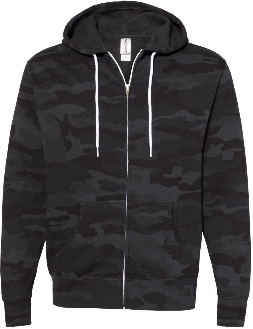 Independent Trading Co. Lightweight Full-Zip Hooded Sweatshirt