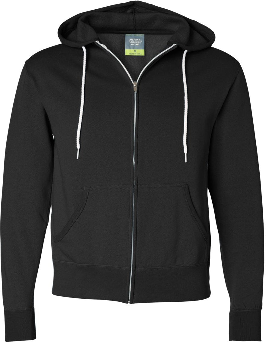Independent Trading Co. Lightweight Full-Zip Hooded Sweatshirt