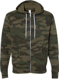 Independent Trading Co. Lightweight Full-Zip Hooded Sweatshirt