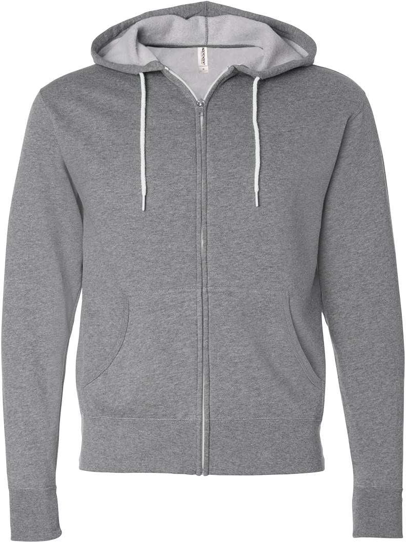 Independent Trading Co. Lightweight Full-Zip Hooded Sweatshirt