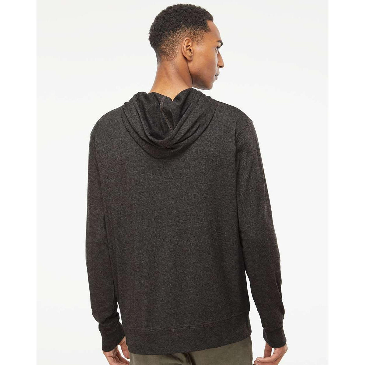 no-logo Independent Trading Co. Lightweight Hooded Pullover T-Shirt -Men's T Shirts-Independent Trading Co.-Thread Logic
