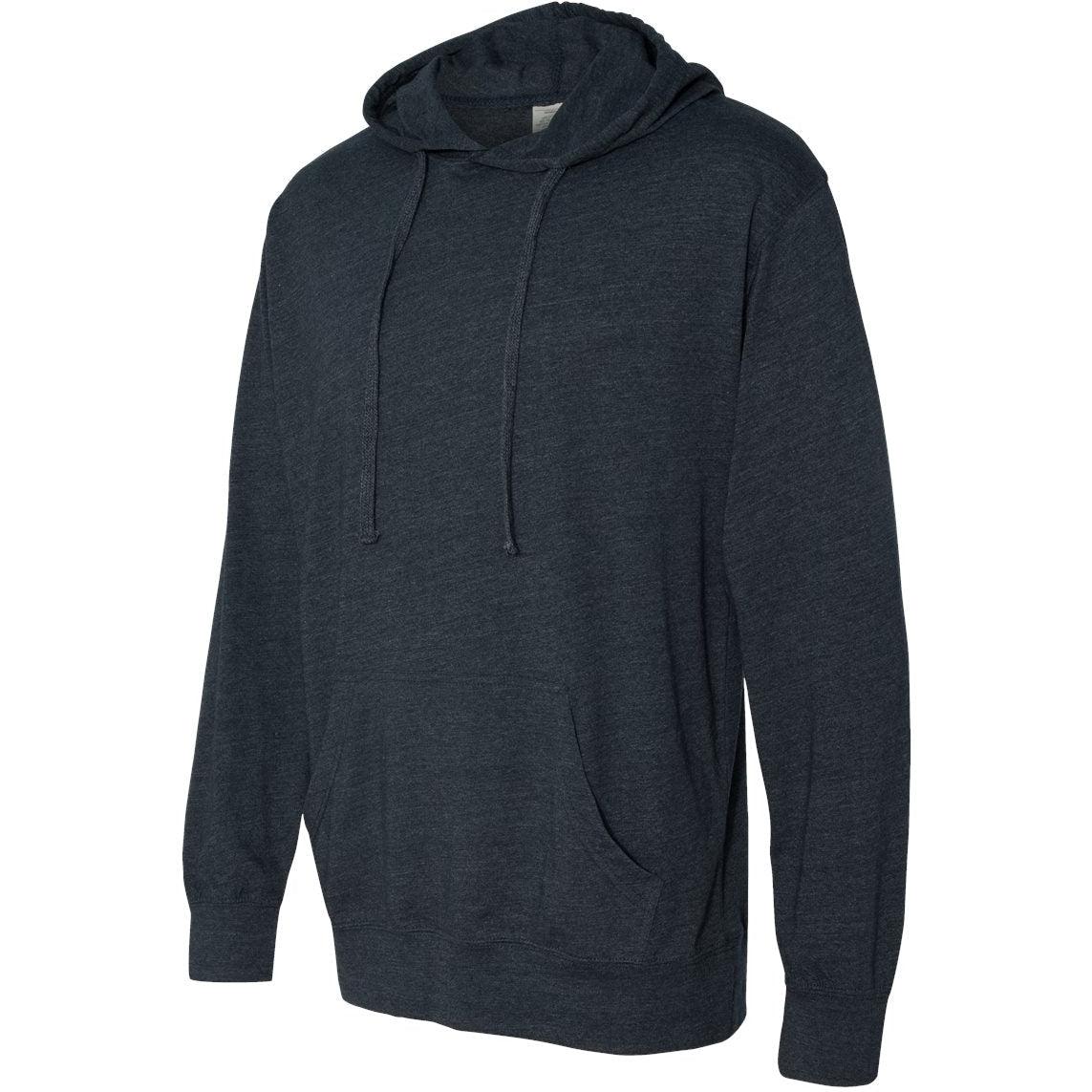 no-logo Independent Trading Co. Lightweight Hooded Pullover T-Shirt -Men's T Shirts-Independent Trading Co.-Thread Logic