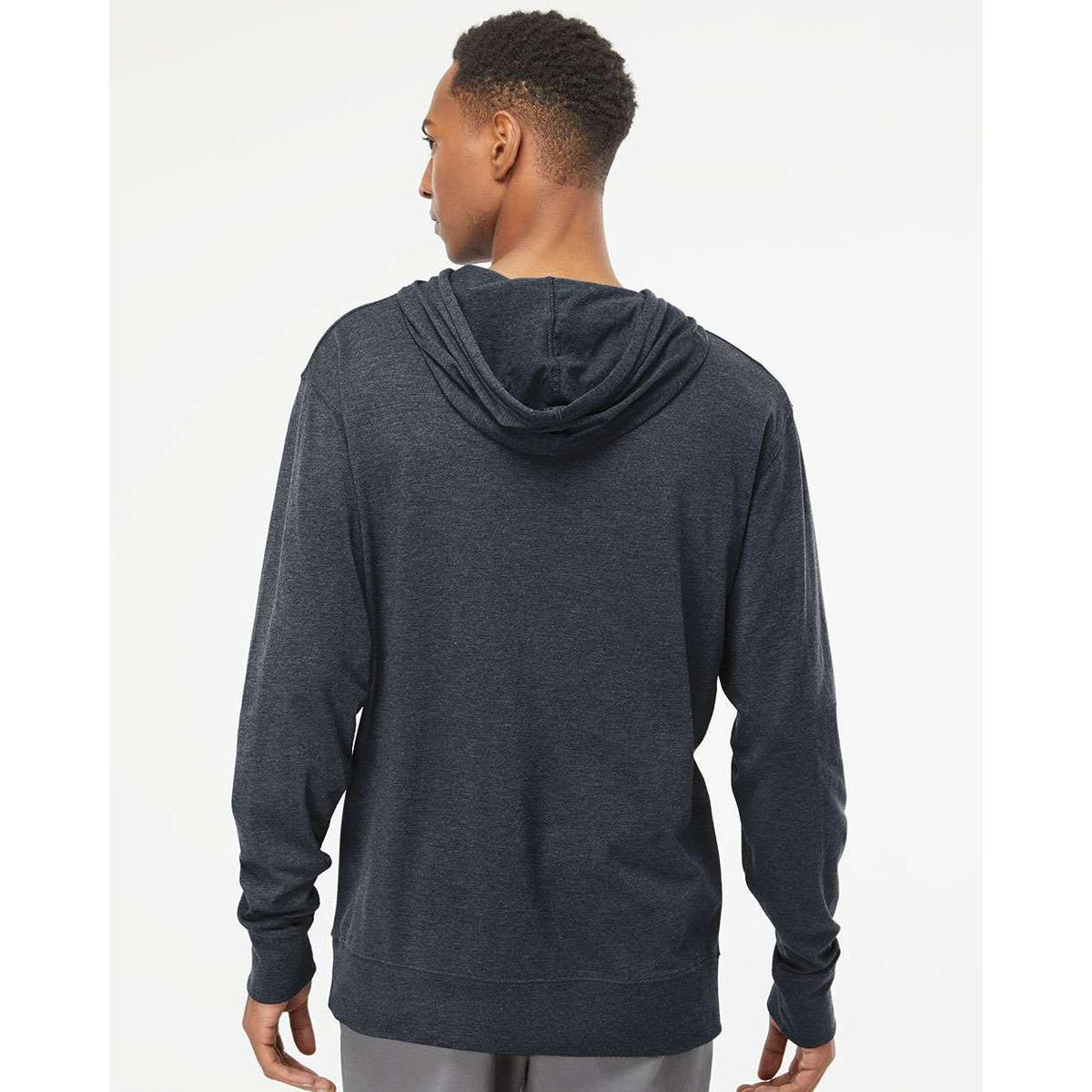 no-logo Independent Trading Co. Lightweight Hooded Pullover T-Shirt -Men's T Shirts-Independent Trading Co.-Thread Logic