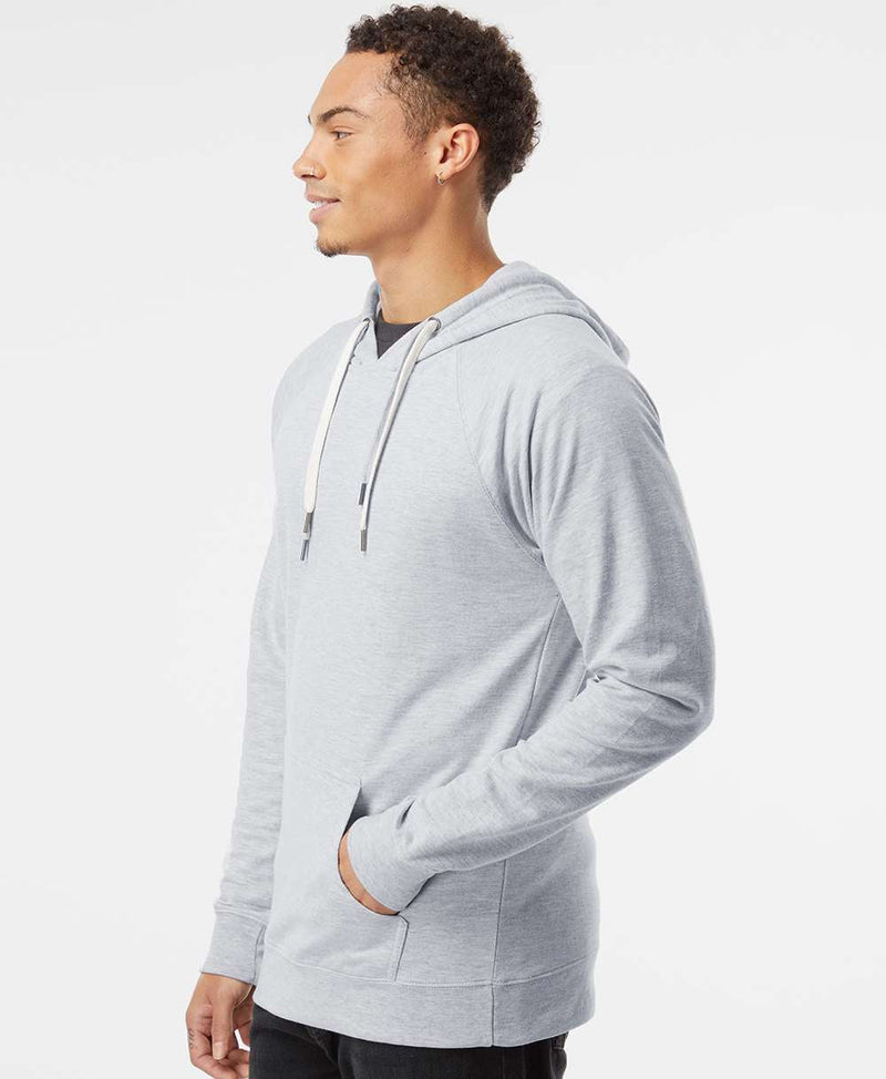 no-logo Independent Trading Co. Lightweight Loopback Terry Hooded Pullover-Men's Layering-Independent Trading Co.-Thread Logic