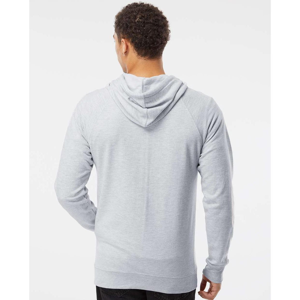 no-logo Independent Trading Co. Lightweight Loopback Terry Hooded Pullover-Men's Layering-Independent Trading Co.-Thread Logic
