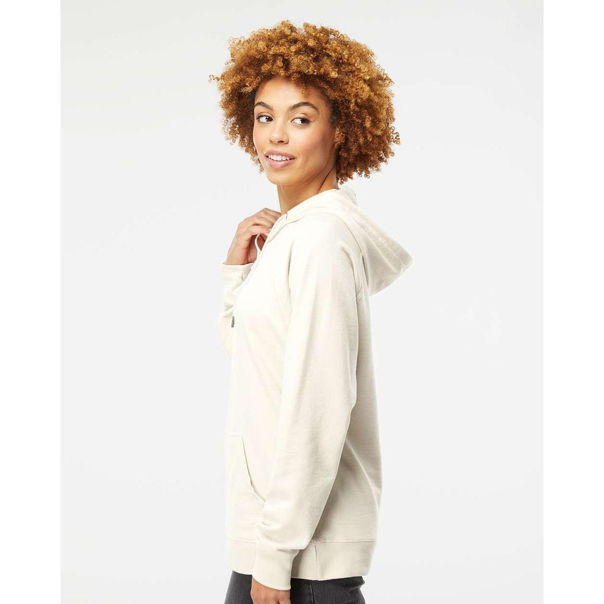 no-logo Independent Trading Co. Lightweight Loopback Terry Hooded Pullover-Men's Layering-Independent Trading Co.-Thread Logic