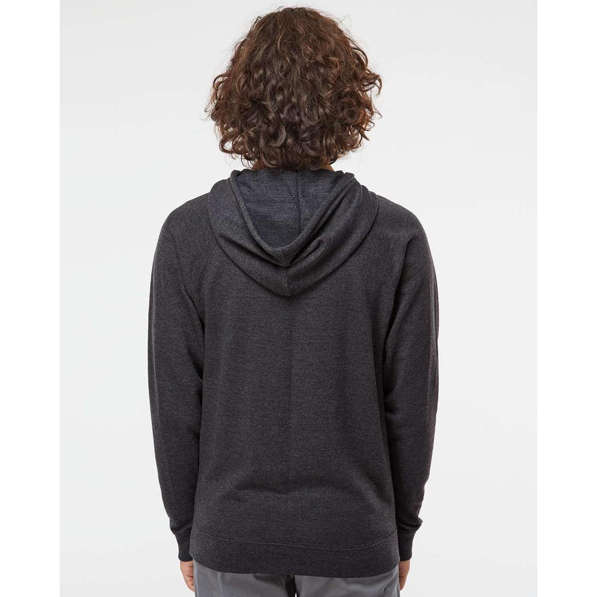 no-logo Independent Trading Co. Lightweight Loopback Terry Hooded Pullover-Men's Layering-Independent Trading Co.-Thread Logic
