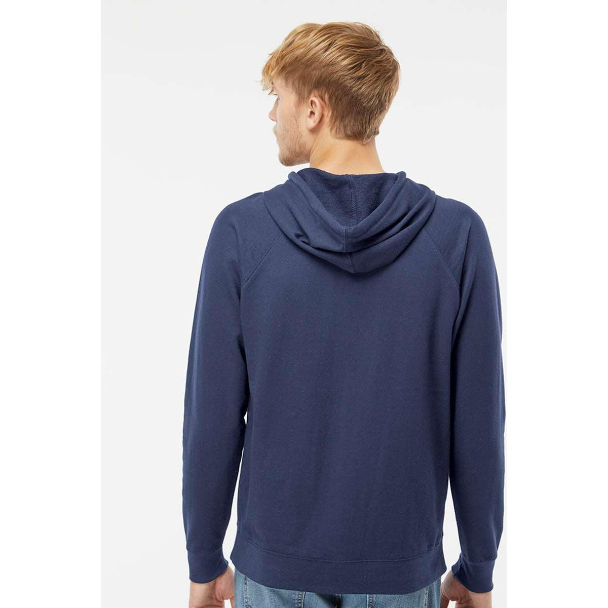 no-logo Independent Trading Co. Lightweight Loopback Terry Hooded Pullover-Men's Layering-Independent Trading Co.-Thread Logic