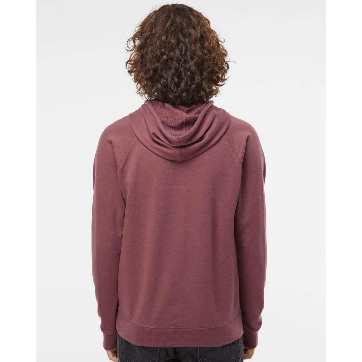 no-logo Independent Trading Co. Lightweight Loopback Terry Hooded Pullover-Men's Layering-Independent Trading Co.-Thread Logic