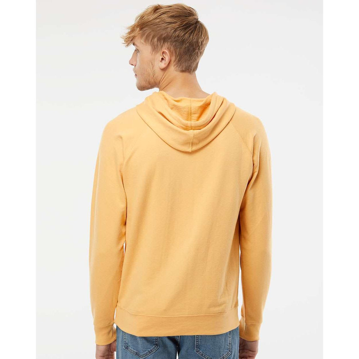 no-logo Independent Trading Co. Lightweight Loopback Terry Hooded Pullover-Men's Layering-Independent Trading Co.-Thread Logic