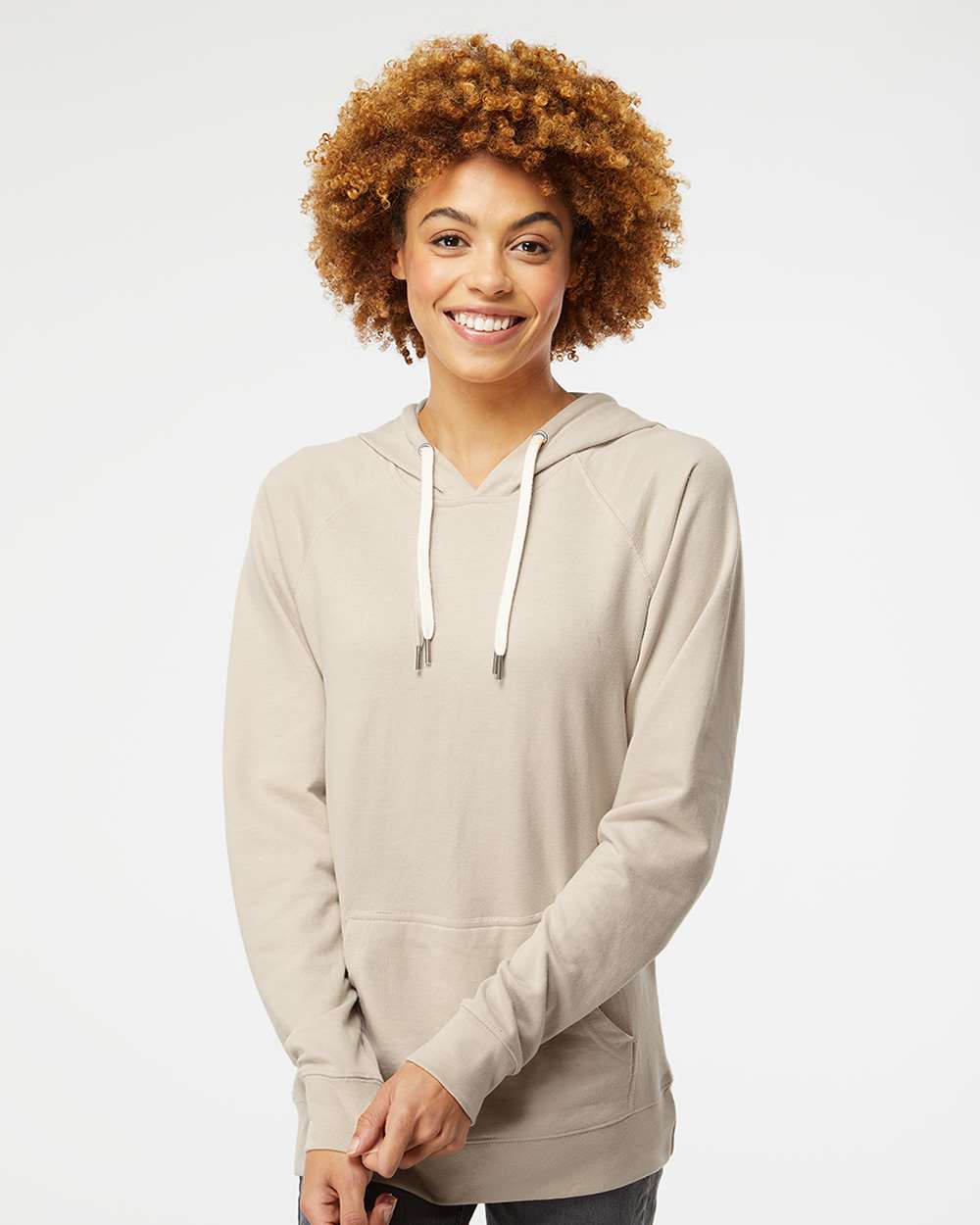 no-logo Independent Trading Co. Lightweight Loopback Terry Hooded Pullover-Men's Layering-Independent Trading Co.-Thread Logic