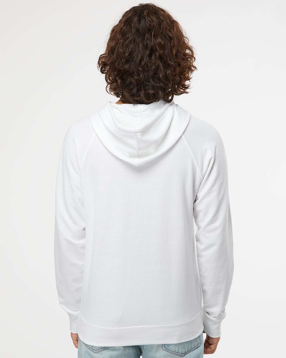 no-logo Independent Trading Co. Lightweight Loopback Terry Hooded Pullover-Men's Layering-Independent Trading Co.-Thread Logic