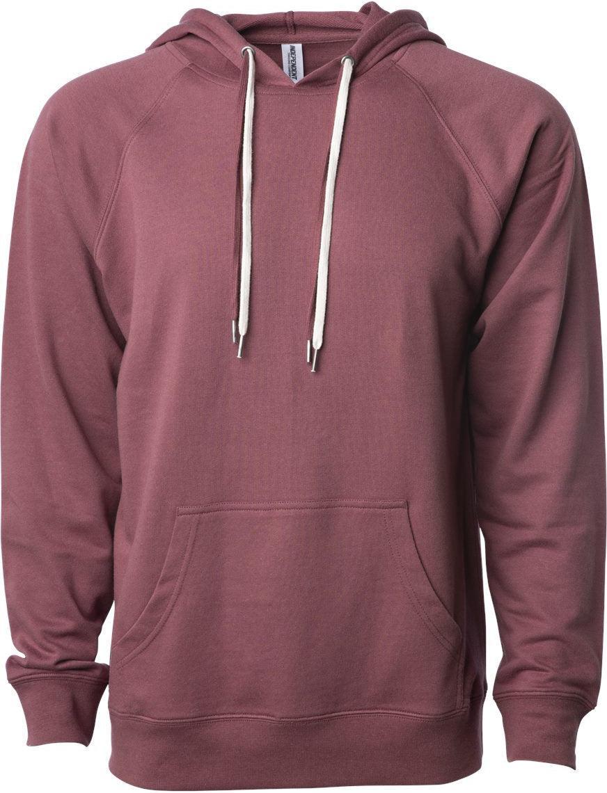 OUTLET-Independent Trading Co. Lightweight Loopback Terry Hooded Pullover