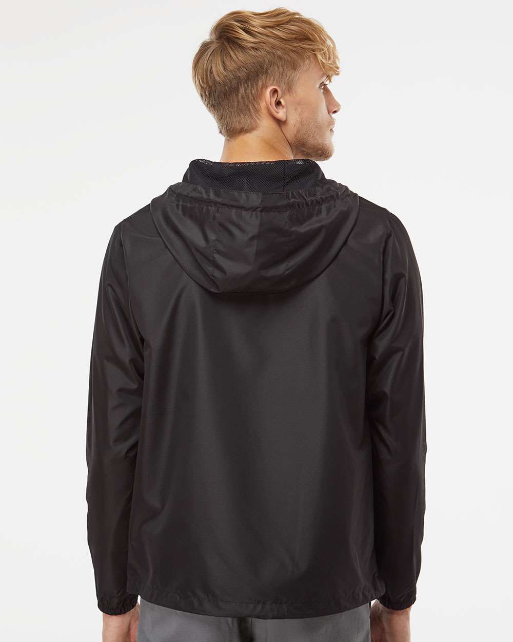 no-logo Independent Trading Co. Lightweight Windbreaker Pullover Jacket -Men's Jackets-Independent Trading Co.-Thread Logic