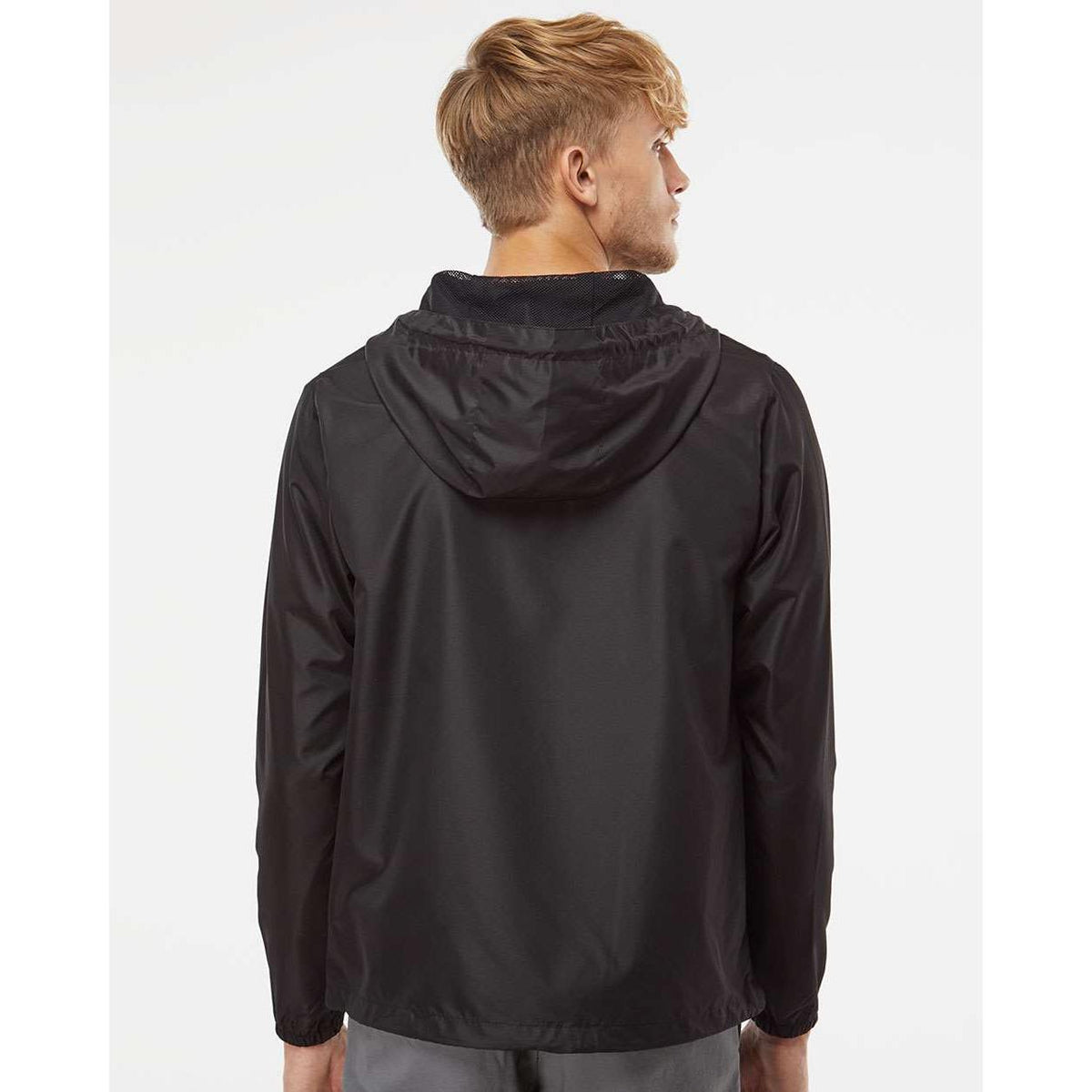 no-logo Independent Trading Co. Lightweight Windbreaker Pullover Jacket -Men's Jackets-Independent Trading Co.-Thread Logic