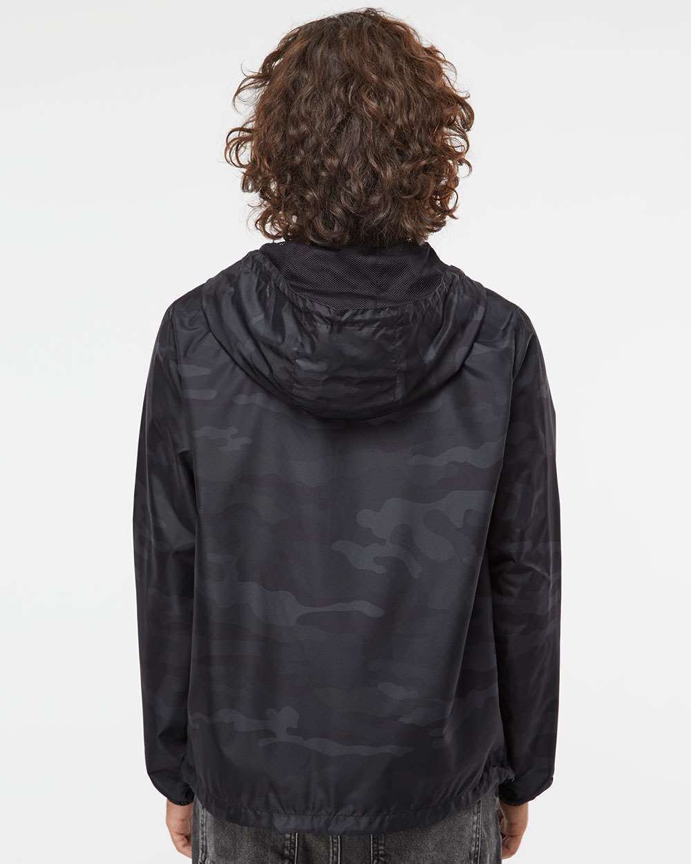 no-logo Independent Trading Co. Lightweight Windbreaker Pullover Jacket -Men's Jackets-Independent Trading Co.-Thread Logic