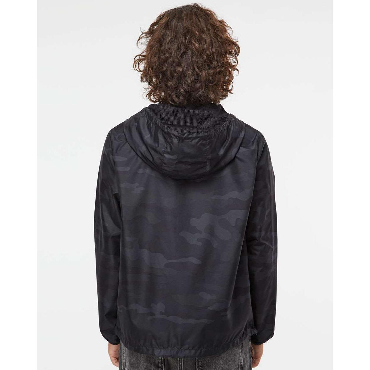 no-logo Independent Trading Co. Lightweight Windbreaker Pullover Jacket -Men's Jackets-Independent Trading Co.-Thread Logic