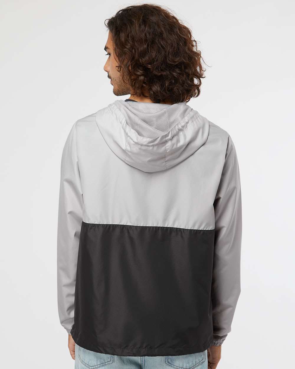 no-logo Independent Trading Co. Lightweight Windbreaker Pullover Jacket -Men's Jackets-Independent Trading Co.-Thread Logic