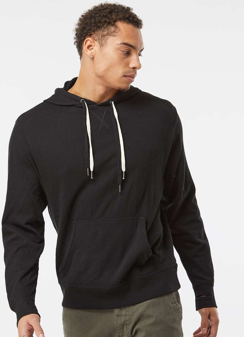 no-logo Independent Trading Co. Midweight French Terry Hooded Sweatshirt -Men's Layering-Independent Trading Co.-Thread Logic