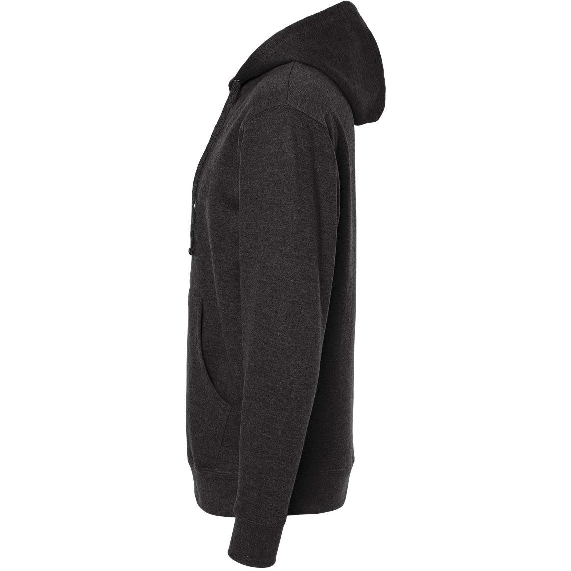 no-logo Independent Trading Co. Midweight Full-Zip Hooded Sweatshirt -Men's Layering-Independent Trading Co.-Thread Logic