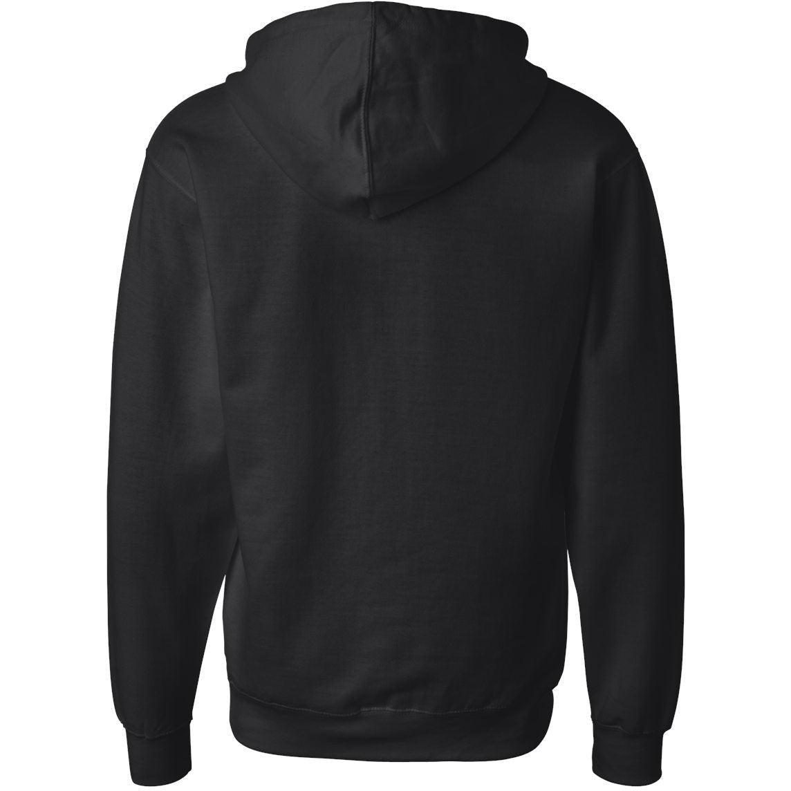 no-logo Independent Trading Co. Midweight Full-Zip Hooded Sweatshirt -Men's Layering-Independent Trading Co.-Thread Logic