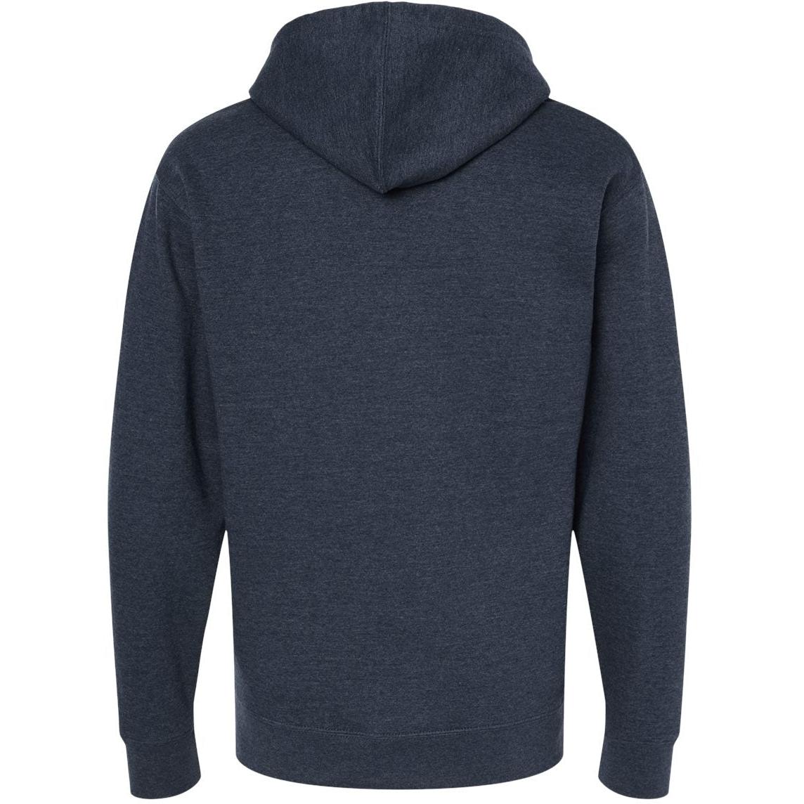 no-logo Independent Trading Co. Midweight Full-Zip Hooded Sweatshirt -Men's Layering-Independent Trading Co.-Thread Logic