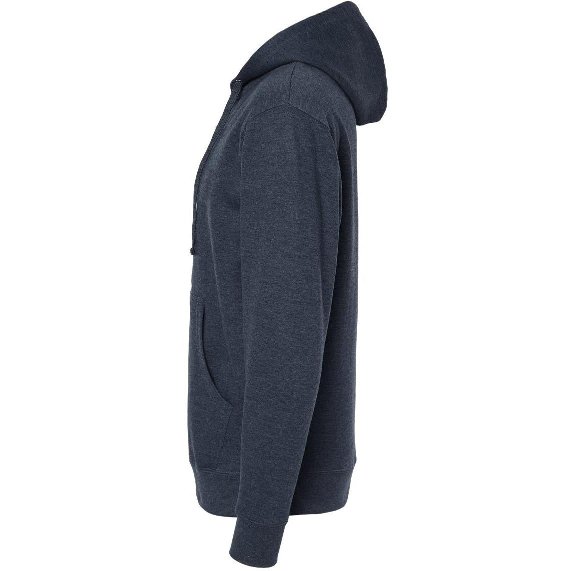 no-logo Independent Trading Co. Midweight Full-Zip Hooded Sweatshirt -Men's Layering-Independent Trading Co.-Thread Logic