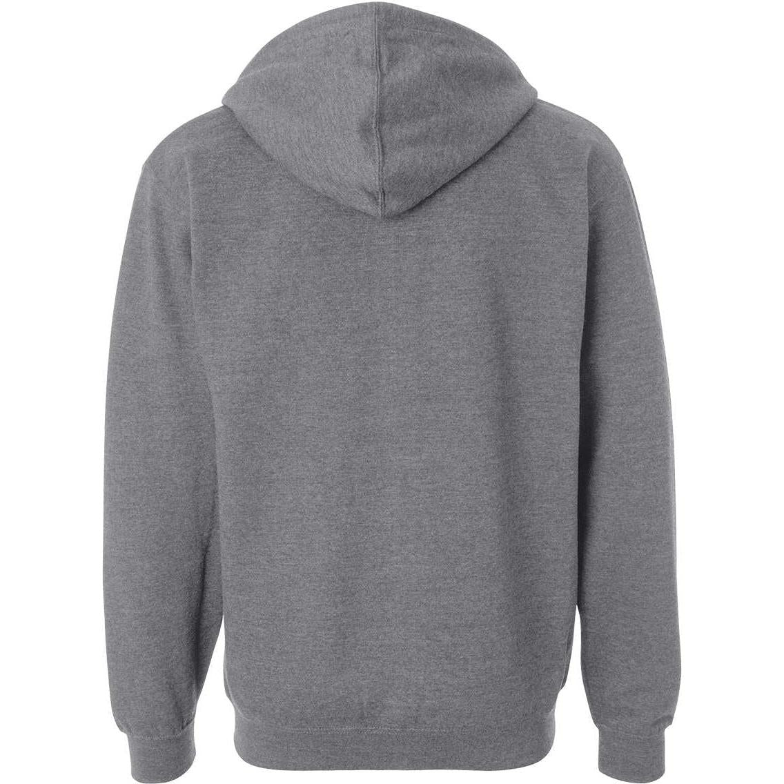 no-logo Independent Trading Co. Midweight Full-Zip Hooded Sweatshirt -Men's Layering-Independent Trading Co.-Thread Logic