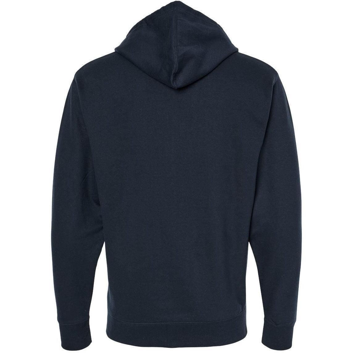 no-logo Independent Trading Co. Midweight Full-Zip Hooded Sweatshirt -Men's Layering-Independent Trading Co.-Thread Logic