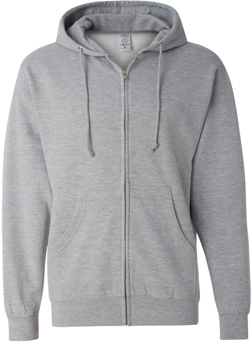 Independent Trading Co. Midweight Full-Zip Hooded Sweatshirt 