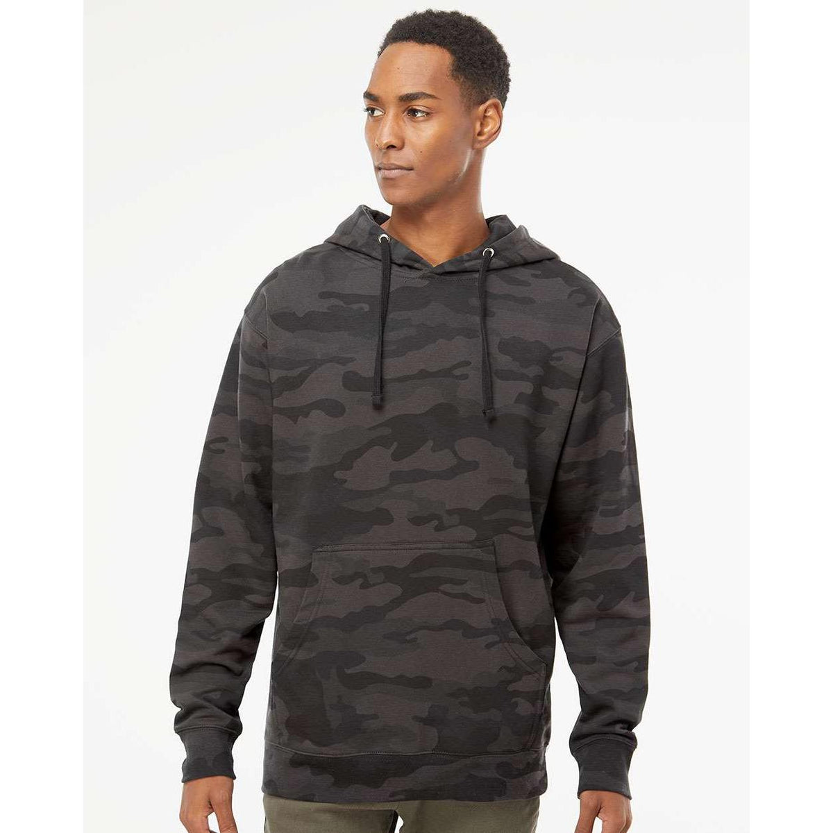 no-logo Independent Trading Co. Midweight Hooded Sweatshirt-Men's Layering-Independent Trading Co.-Thread Logic