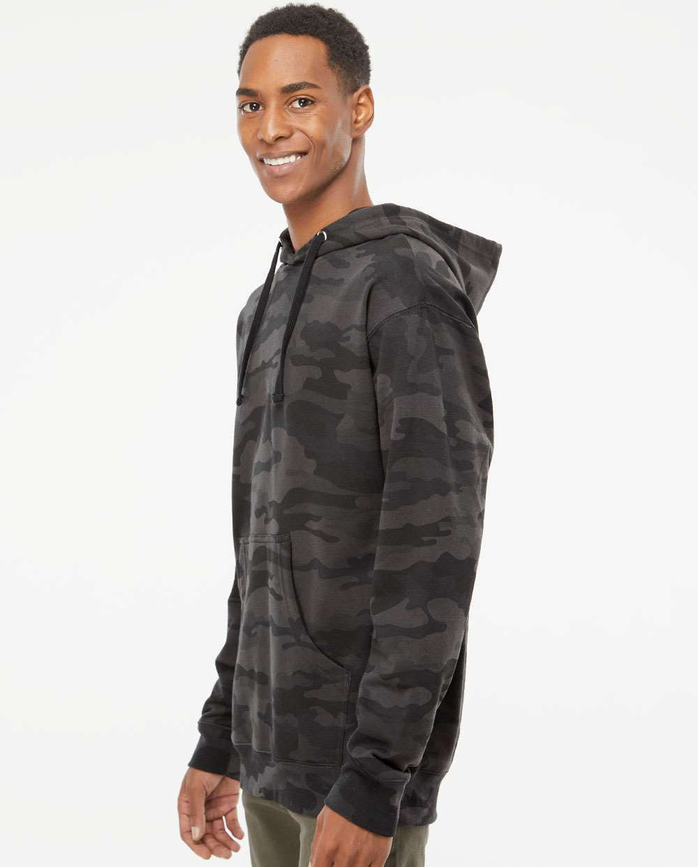 no-logo Independent Trading Co. Midweight Hooded Sweatshirt-Men's Layering-Independent Trading Co.-Thread Logic