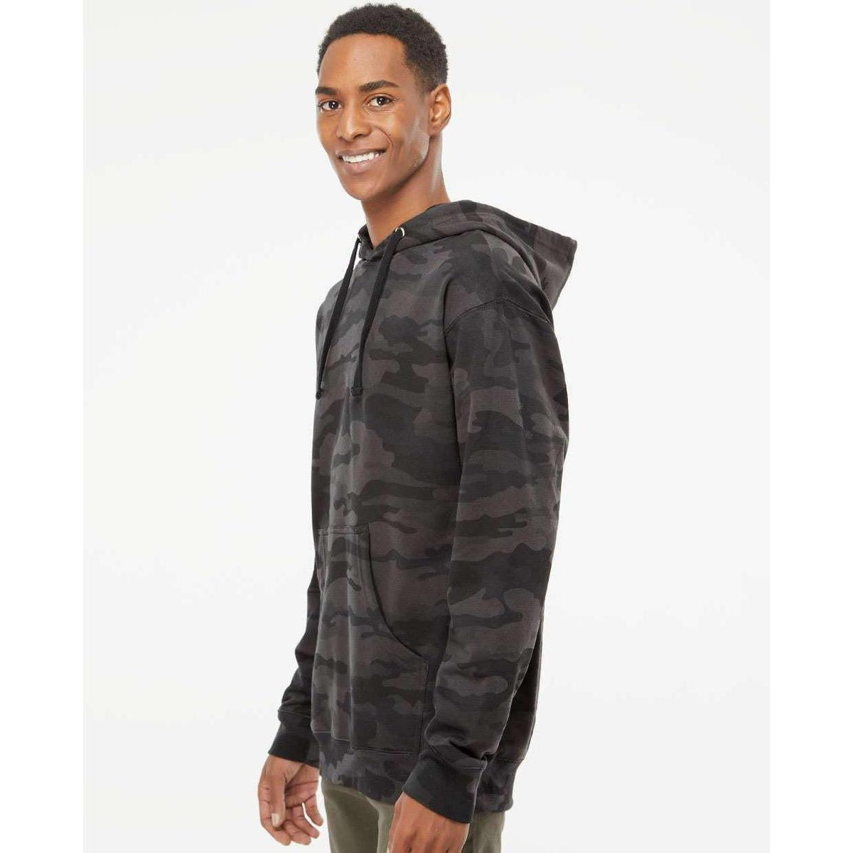 no-logo Independent Trading Co. Midweight Hooded Sweatshirt-Men's Layering-Independent Trading Co.-Thread Logic