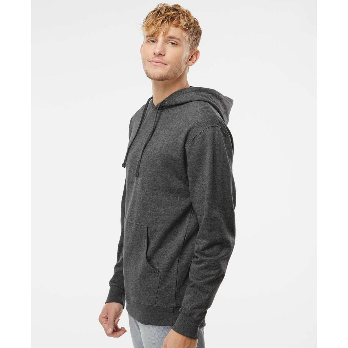 no-logo Independent Trading Co. Midweight Hooded Sweatshirt-Men's Layering-Independent Trading Co.-Thread Logic