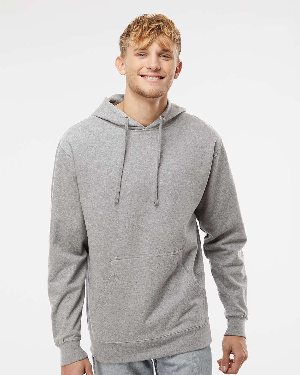 no-logo Independent Trading Co. Midweight Hooded Sweatshirt-Men's Layering-Independent Trading Co.-Thread Logic