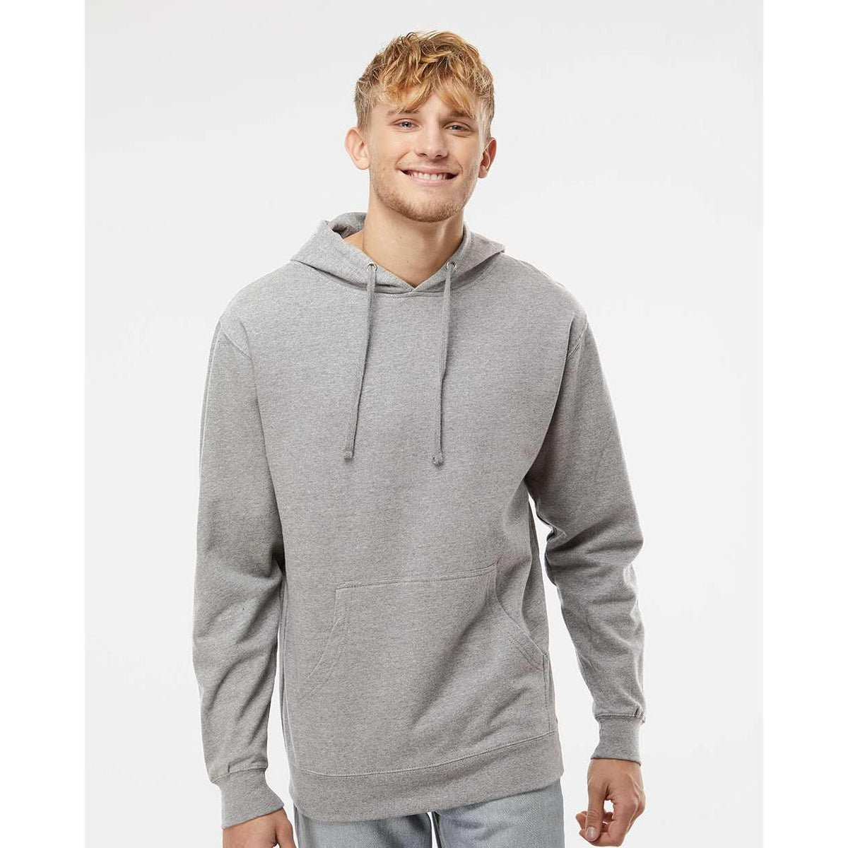 no-logo Independent Trading Co. Midweight Hooded Sweatshirt-Men's Layering-Independent Trading Co.-Thread Logic