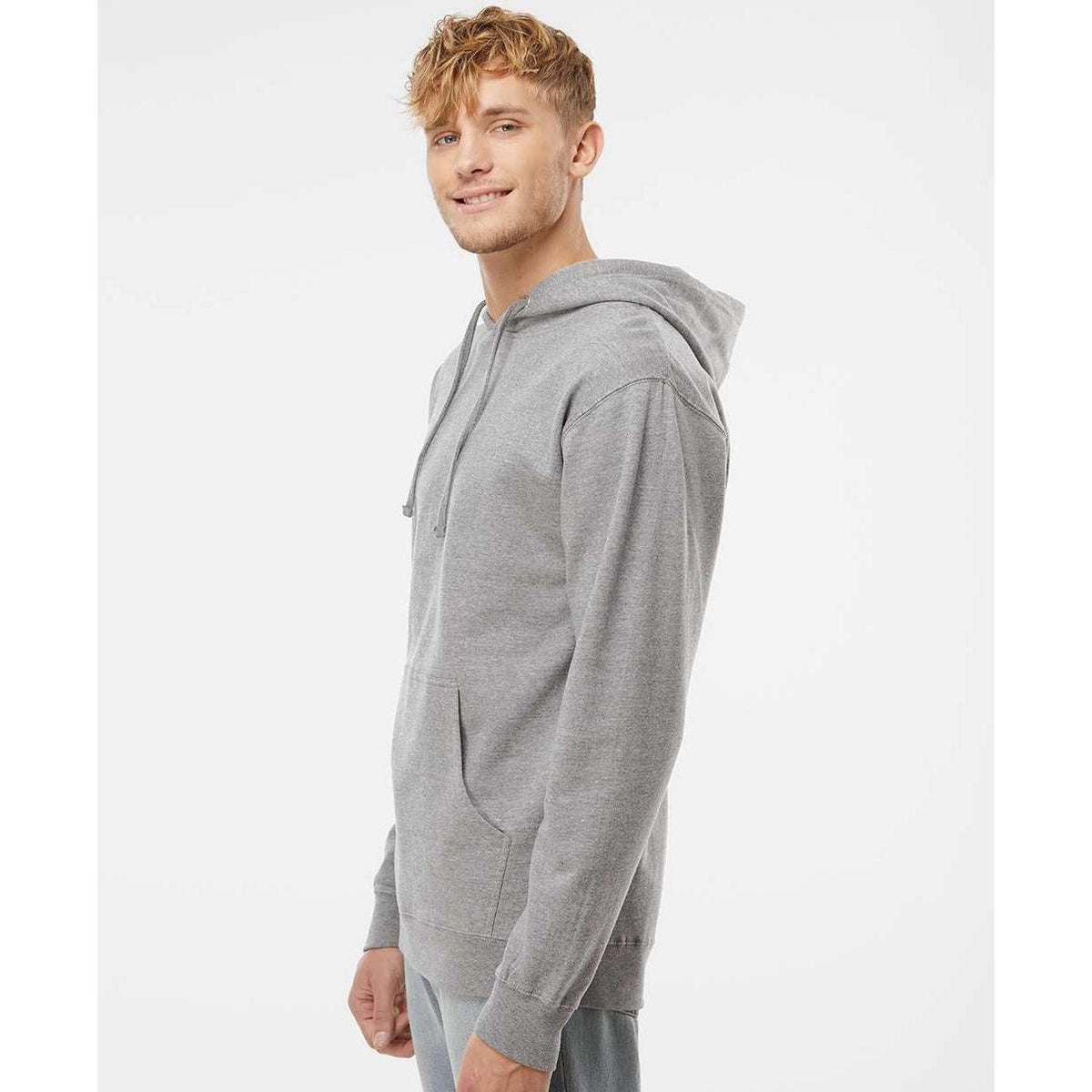 no-logo Independent Trading Co. Midweight Hooded Sweatshirt-Men's Layering-Independent Trading Co.-Thread Logic