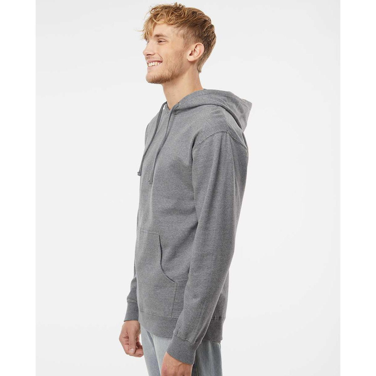 no-logo Independent Trading Co. Midweight Hooded Sweatshirt-Men's Layering-Independent Trading Co.-Thread Logic