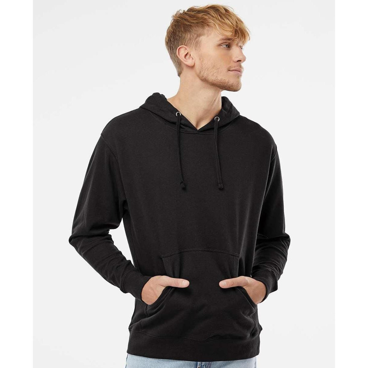 no-logo Independent Trading Co. Midweight Hooded Sweatshirt-Men's Layering-Independent Trading Co.-Thread Logic