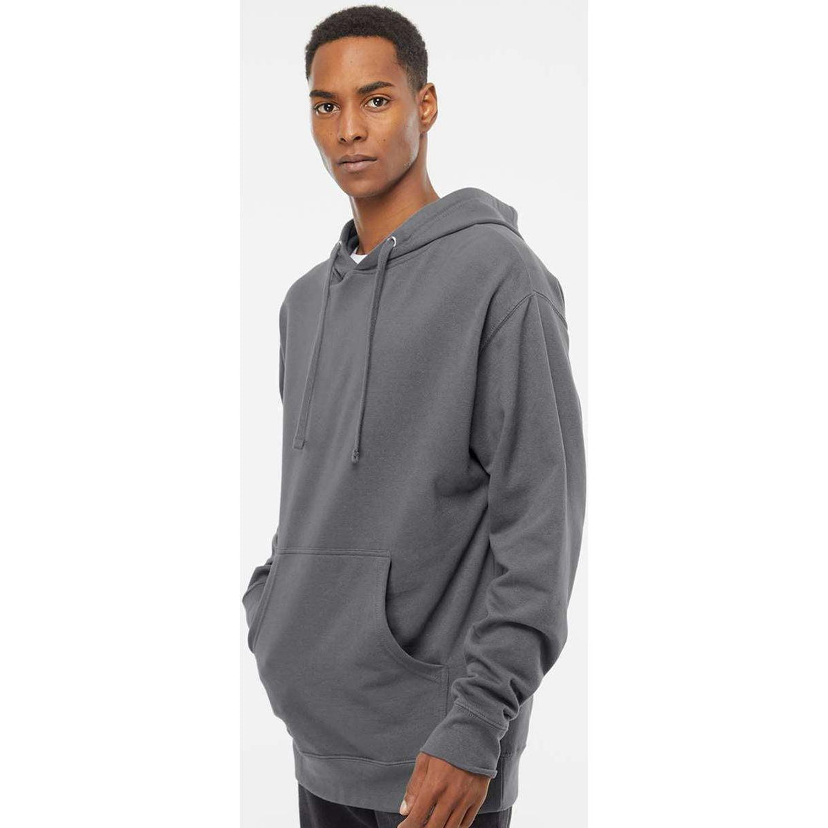no-logo Independent Trading Co. Midweight Hooded Sweatshirt-Men's Layering-Independent Trading Co.-Thread Logic