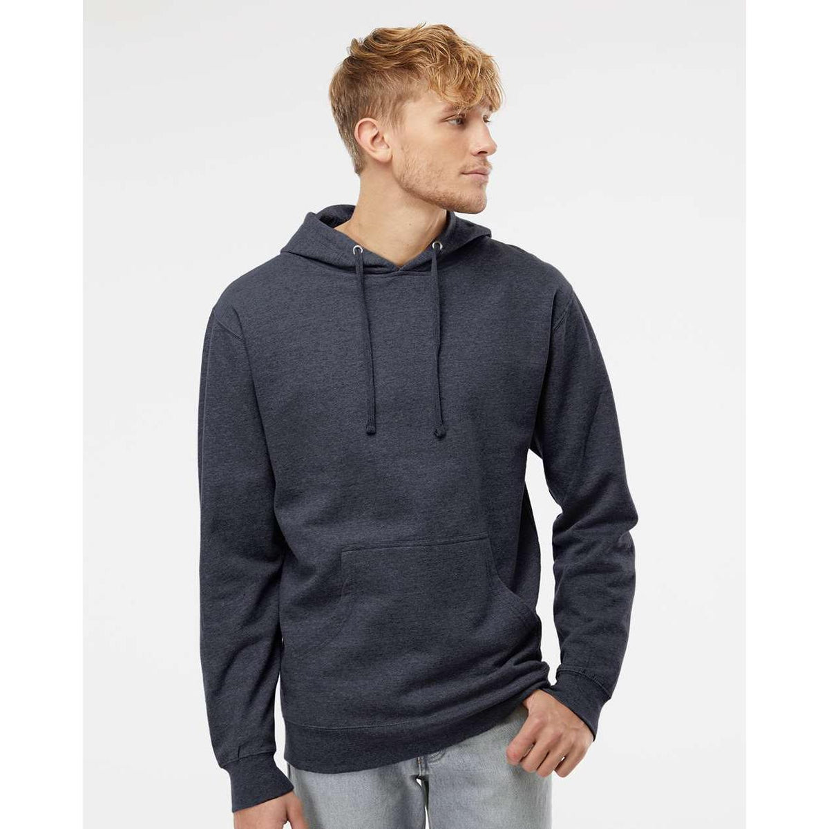 no-logo Independent Trading Co. Midweight Hooded Sweatshirt-Men's Layering-Independent Trading Co.-Thread Logic