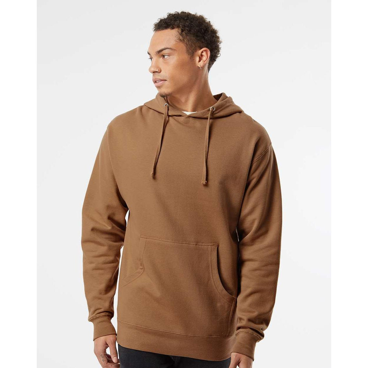 no-logo Independent Trading Co. Midweight Hooded Sweatshirt-Men's Layering-Independent Trading Co.-Thread Logic
