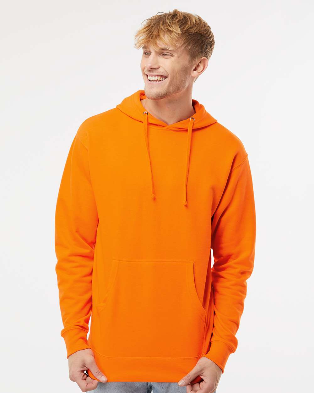 no-logo Independent Trading Co. Midweight Hooded Sweatshirt-Men's Layering-Independent Trading Co.-Thread Logic