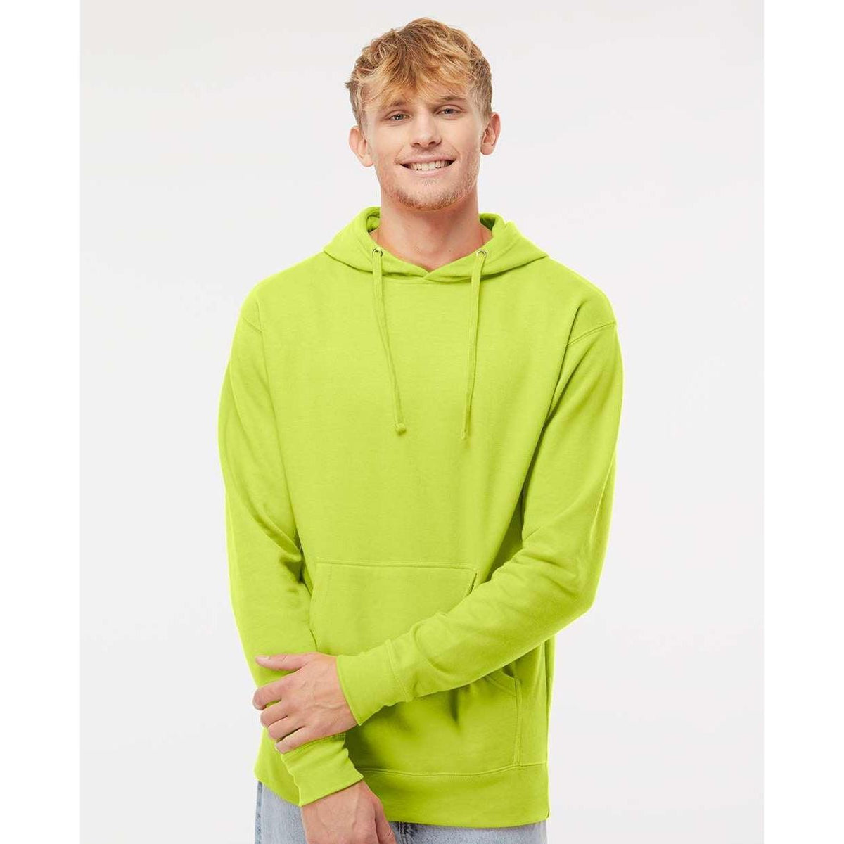 no-logo Independent Trading Co. Midweight Hooded Sweatshirt-Men's Layering-Independent Trading Co.-Thread Logic