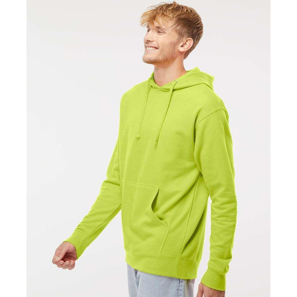 no-logo Independent Trading Co. Midweight Hooded Sweatshirt-Men's Layering-Independent Trading Co.-Thread Logic