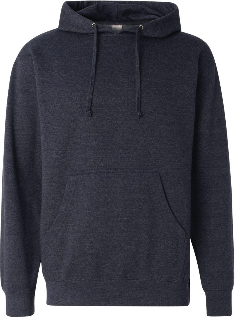 Independent Trading Co. SS4500Z Midweight Full-Zip Hooded Sweatshirt - Charcoal Heather - 2XL