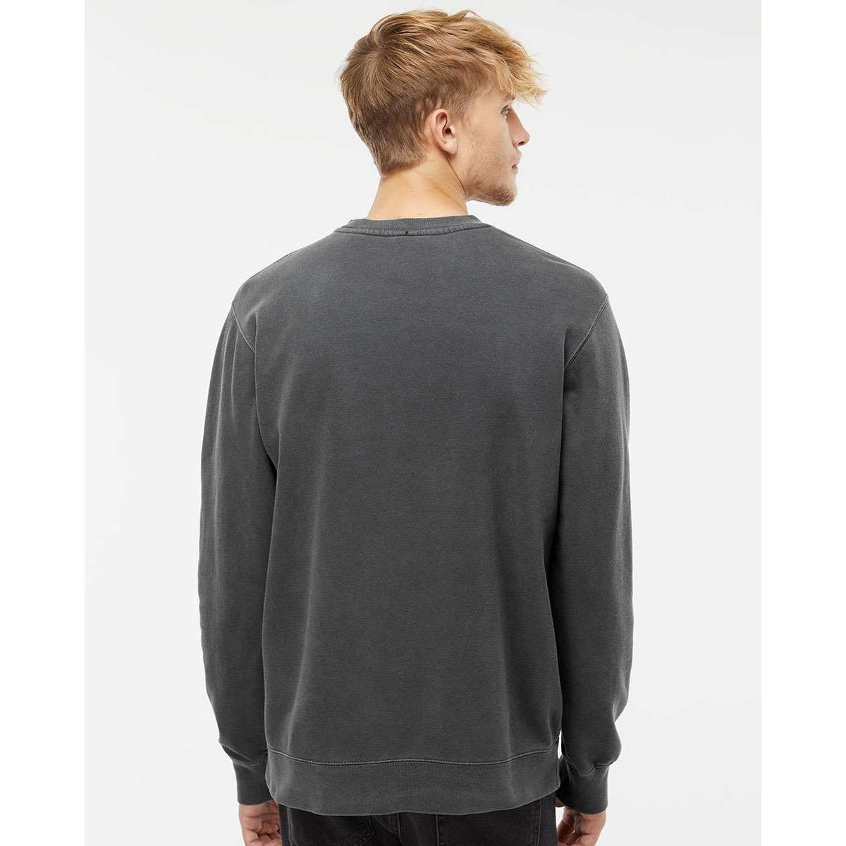 no-logo Independent Trading Co. Midweight Pigment-Dyed Sweatshirt-Men's Layering-Independent Trading Co.-Thread Logic